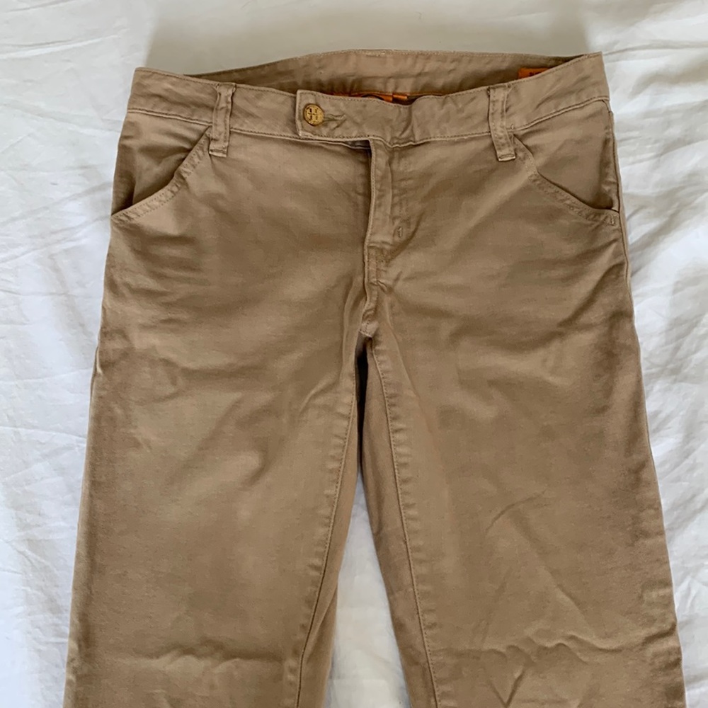 Great tan colour Tory Burch pants